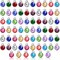 108 Pieces Crystal Birthstone Charms DIY Jewelry Necklace Bracelet Beads Pendant with Rings Mixed Handmade Round Crystal Charm for Earring Making Supplies, 7 mm, 12 Colors (Light)
